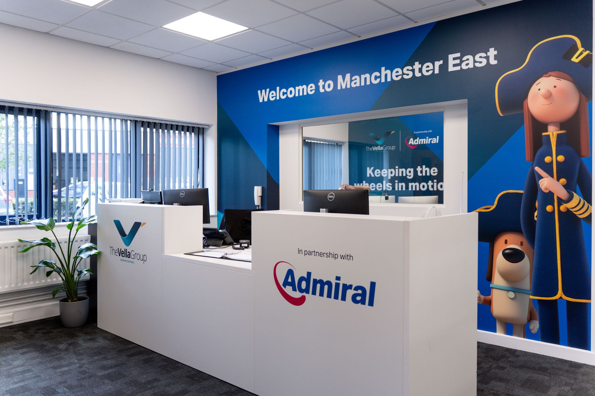 Co-branded repair centre in Manchester